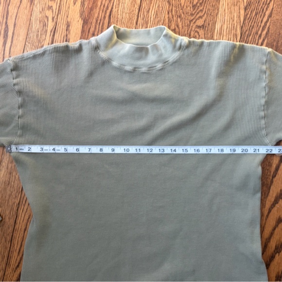 Rudy Jude Gardener Thermal Knit Shirt Mockneck Sage - Picture 6 of 10